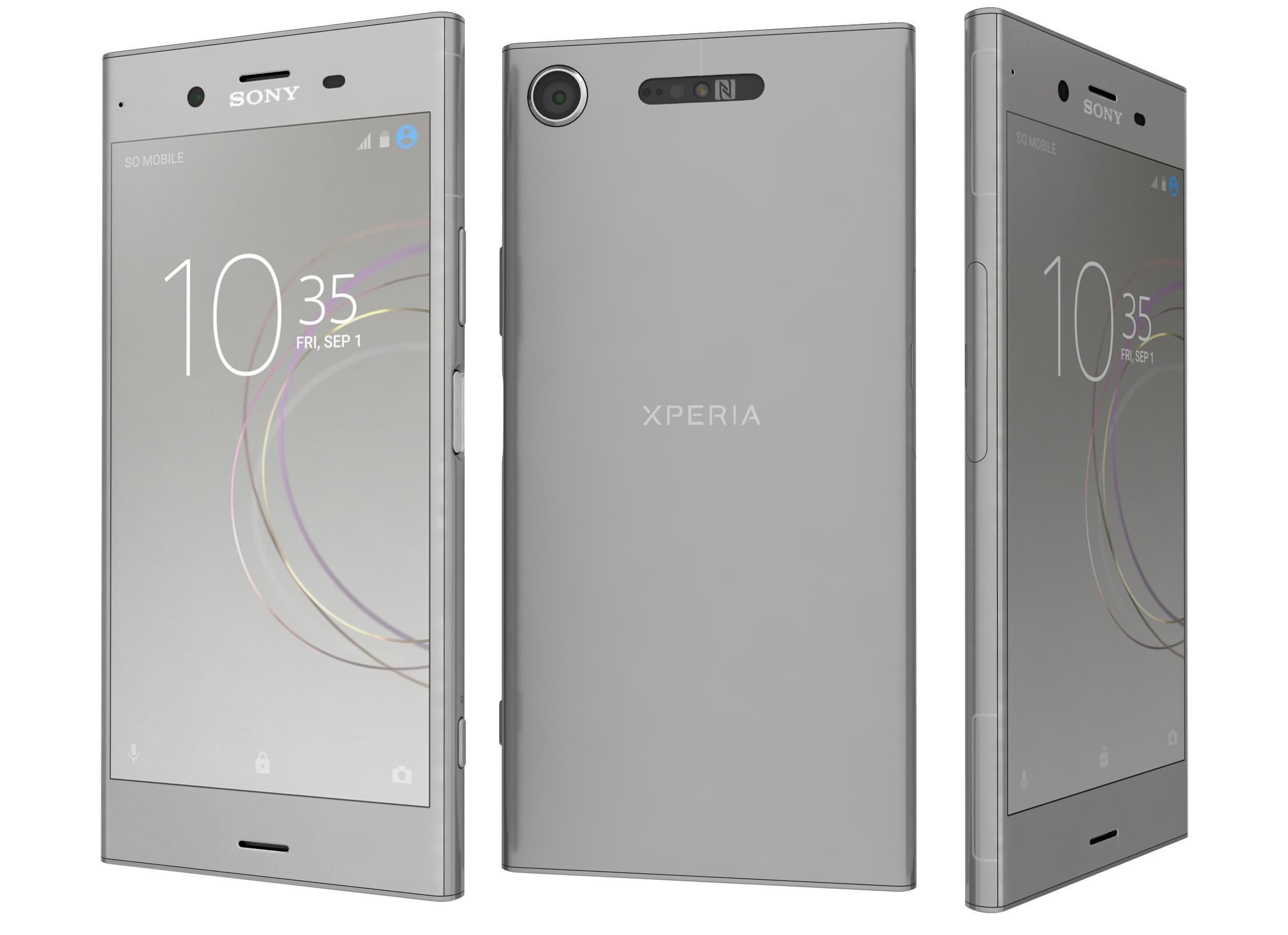 Sony Xperia XA1 Plus All Colors 3D model_2
