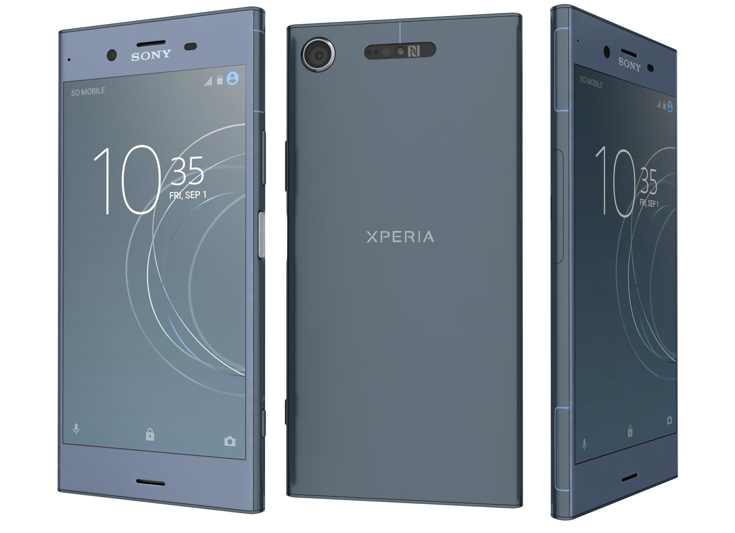 Sony Xperia XA1 Plus All Colors 3D model_3