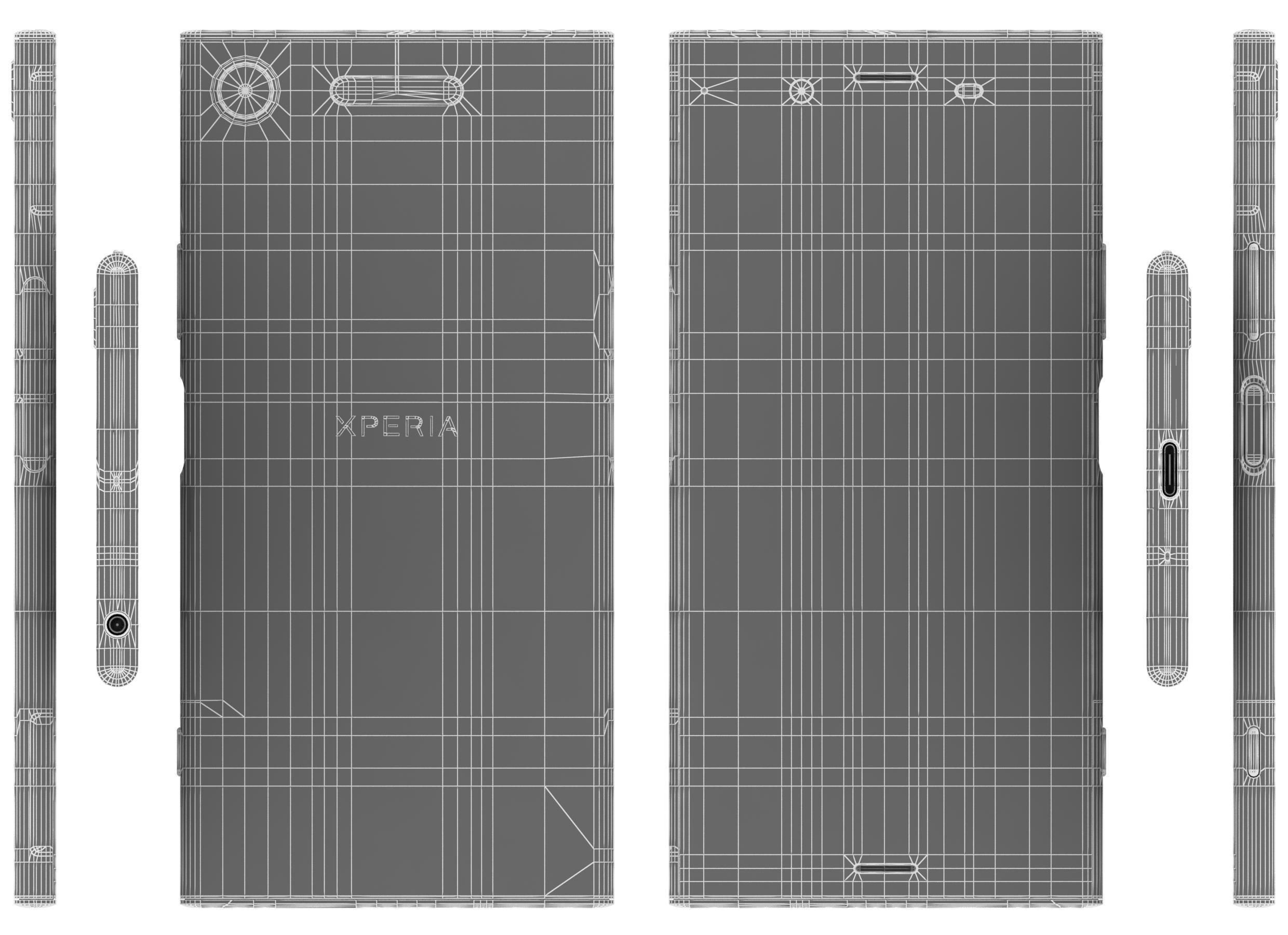 Sony Xperia XA1 Plus All Colors 3D model_41