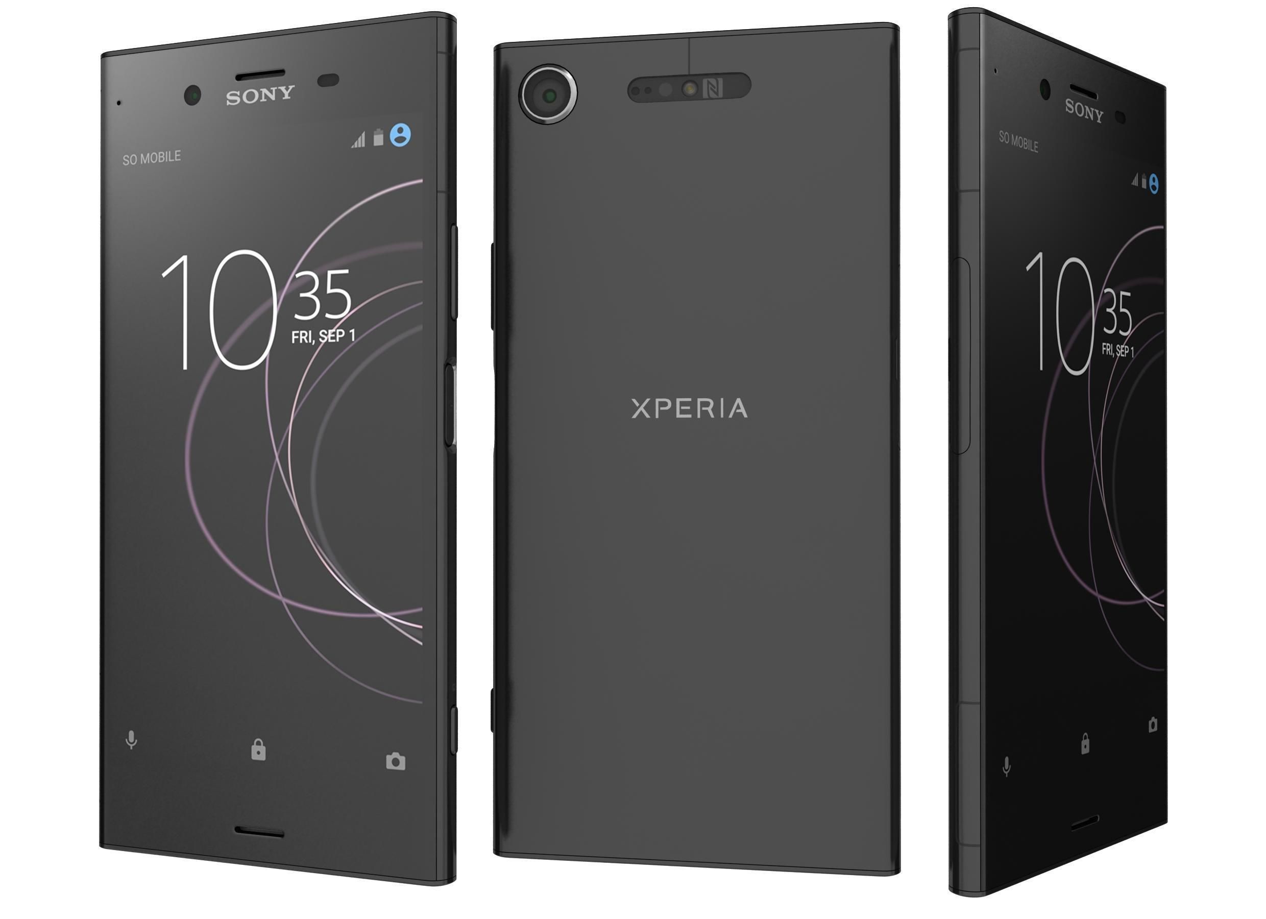 Sony Xperia XA1 Plus All Colors 3D model_1