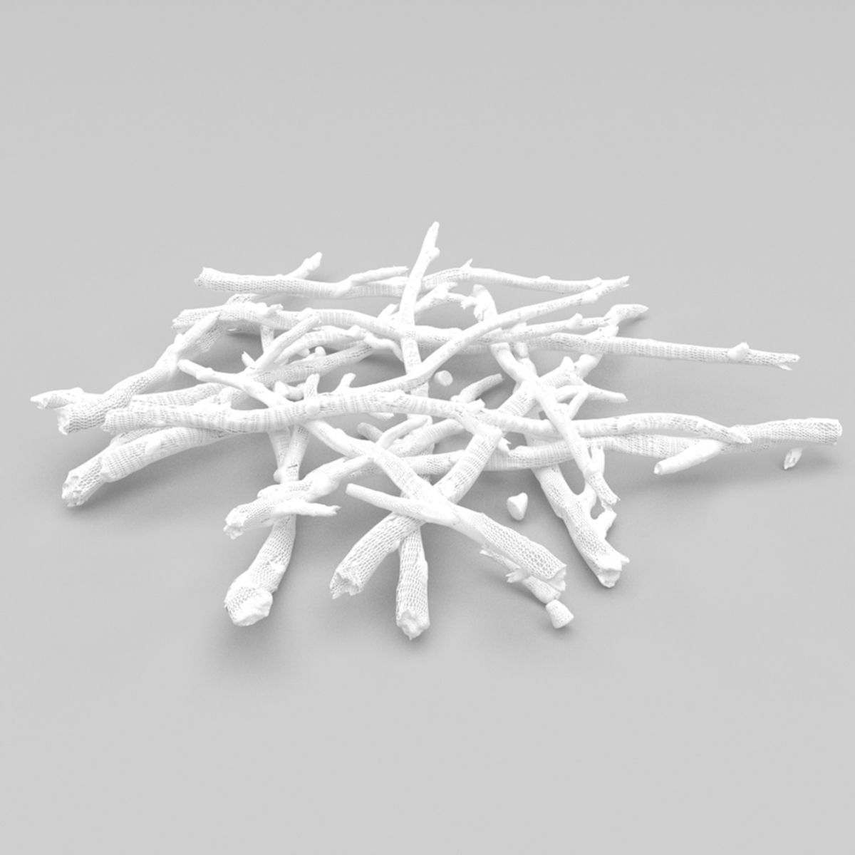 Twigs 2 pile of sticks 3D model_4