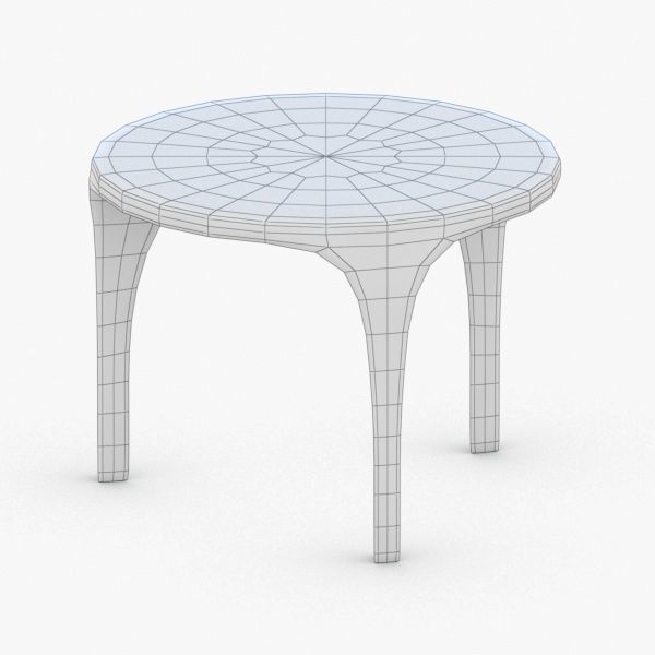 0092 - Table Low-poly 3D model_1