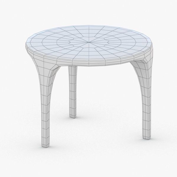 0092 - Table Low-poly 3D model_4