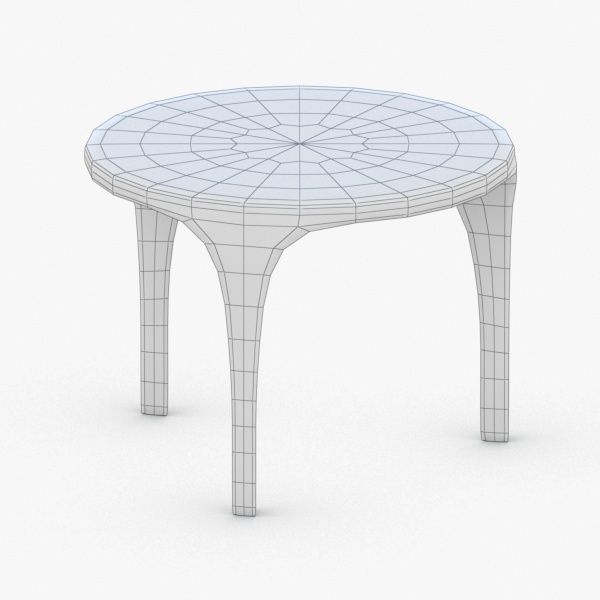 0092 - Table Low-poly 3D model_2
