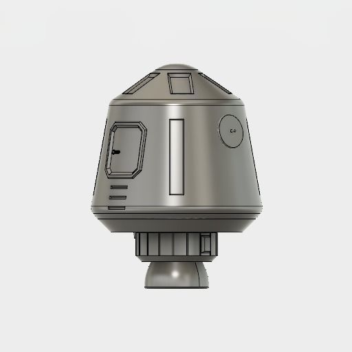 Small Landing Spacecraft 3D print model_5