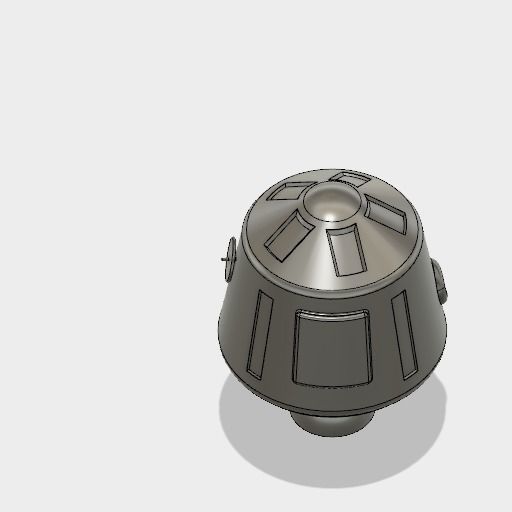 Small Landing Spacecraft 3D print model_4