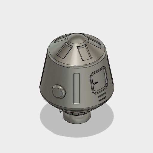 Small Landing Spacecraft 3D print model_1