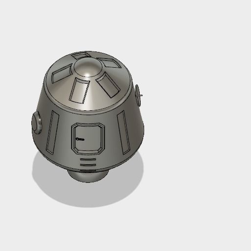 Small Landing Spacecraft 3D print model_3
