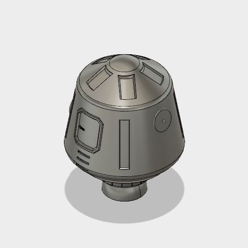Small Landing Spacecraft 3D print model_0