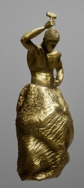 The Aprentice Sculture 3D print model_1