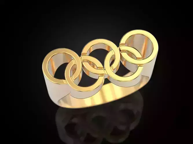 Olympic Ring 3D print model