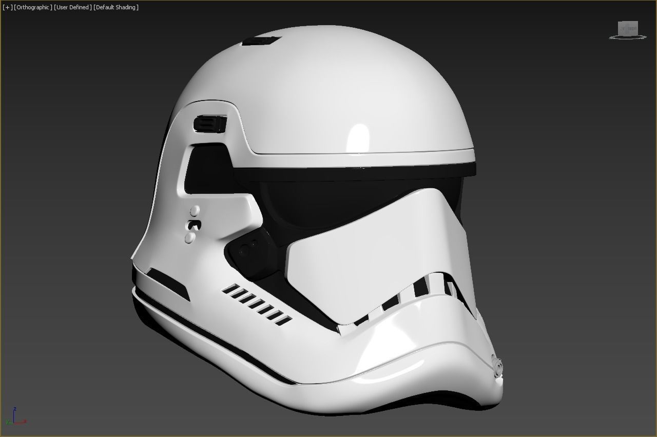 Last Jedi First Order Executioner Stormtrooper Trooper Helmet 3D print model