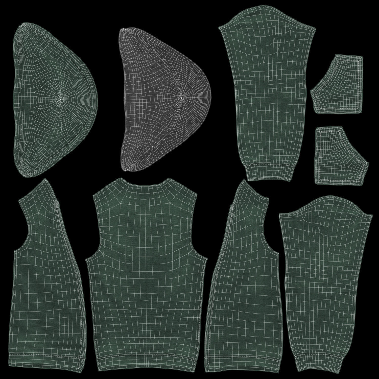 Cartoon Boy Rigged 3D model_22