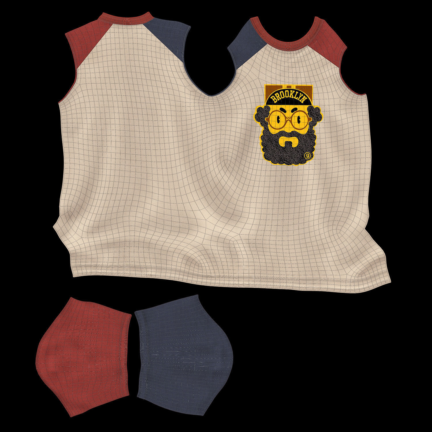 Cartoon Boy Rigged 3D model_23