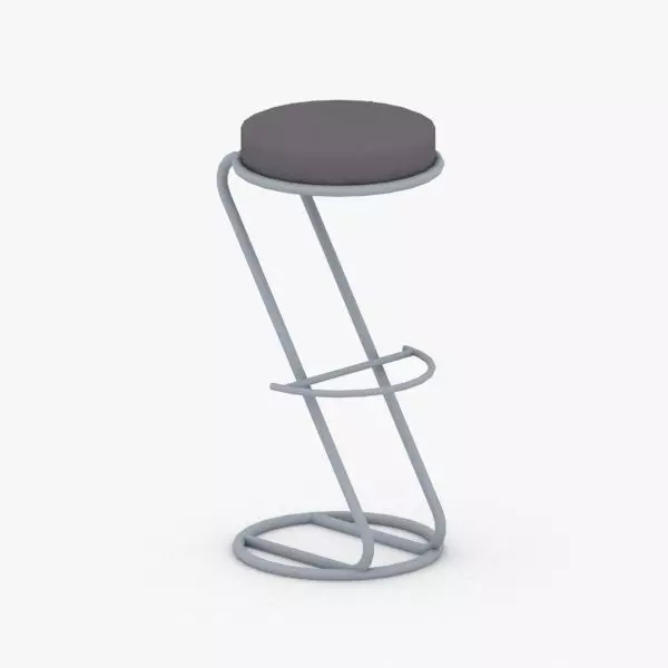 0120 - Bar Chair Low-poly 3D model