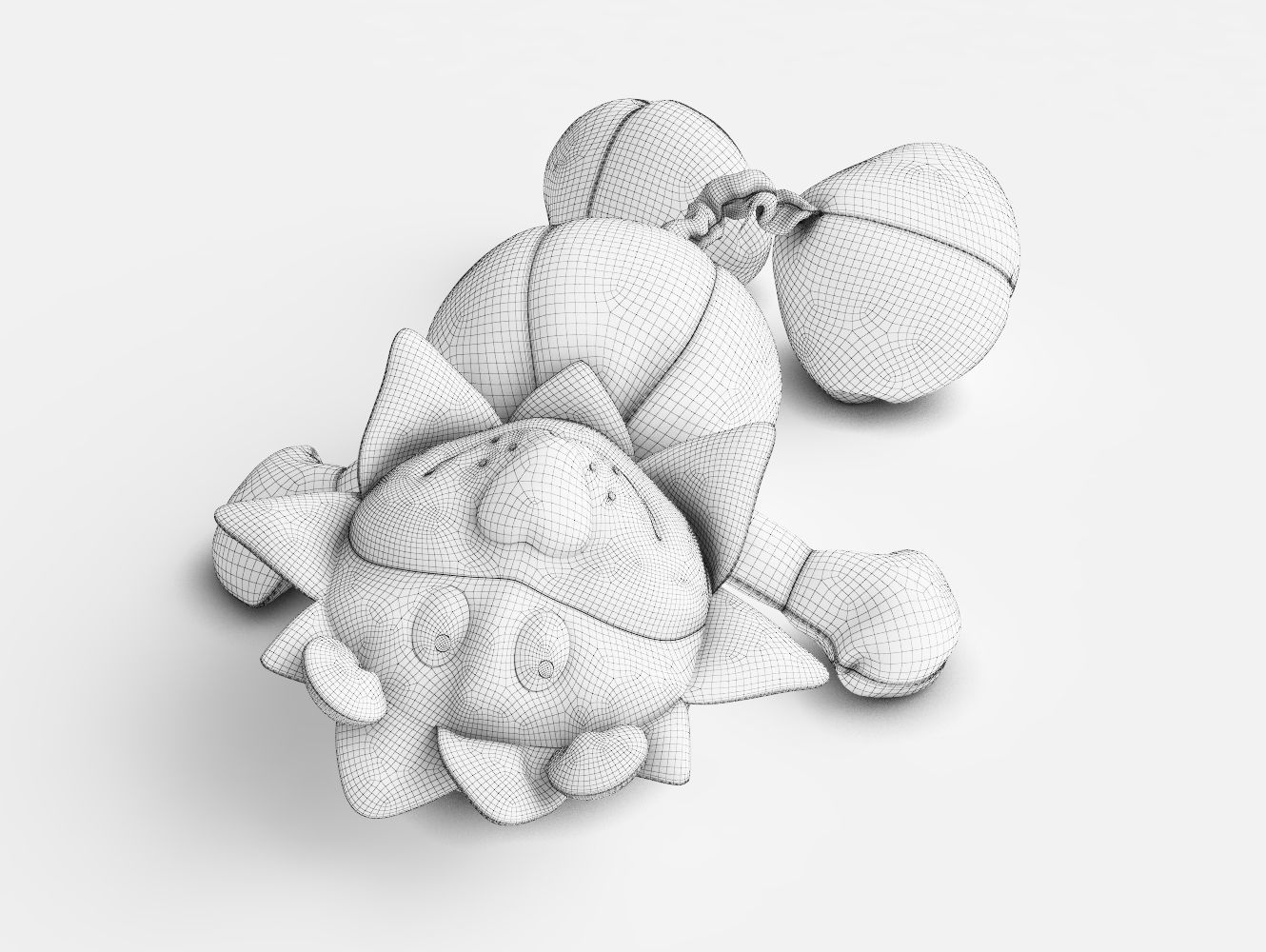 Toy Lion 3D model_24