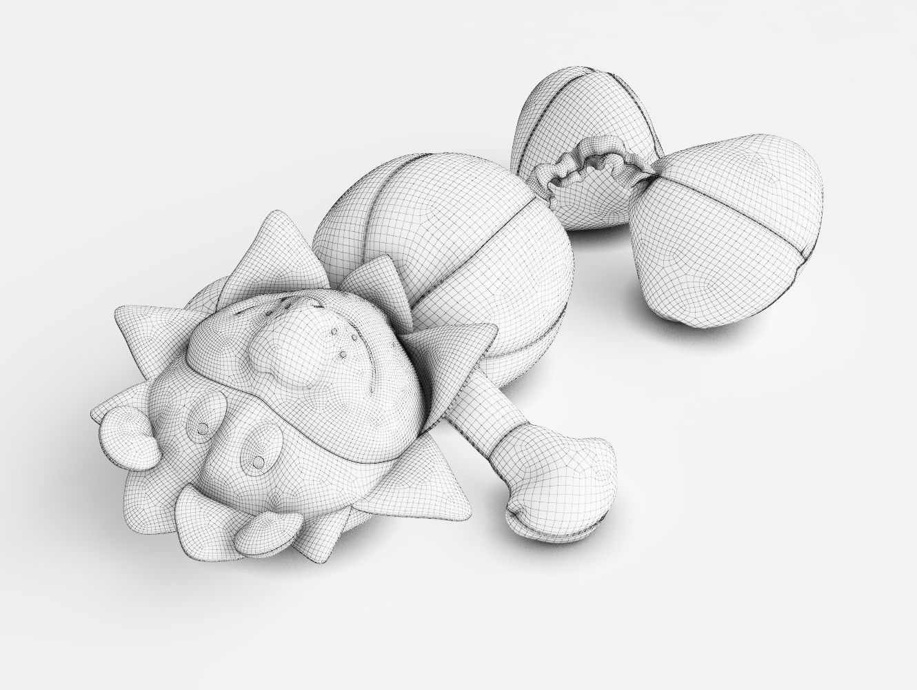 Toy Lion 3D model_25