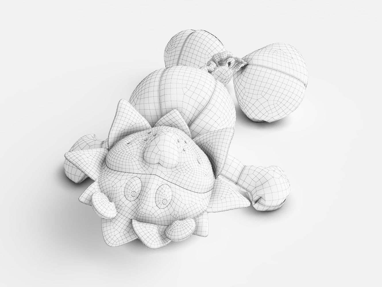 Toy Lion 3D model_18