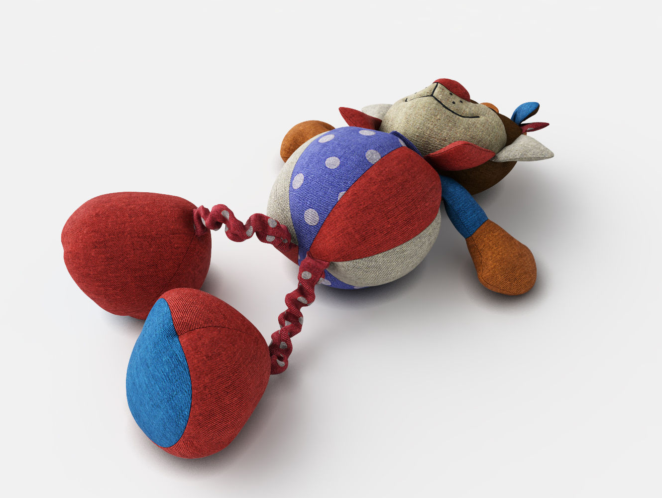 Toy Lion 3D model_12