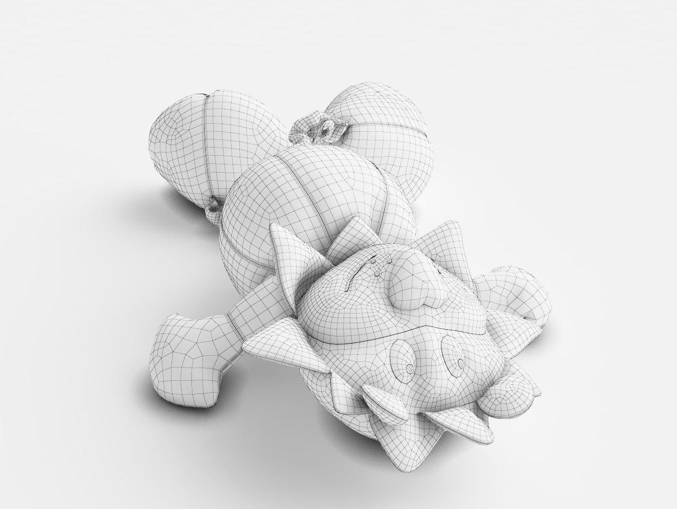 Toy Lion 3D model_16