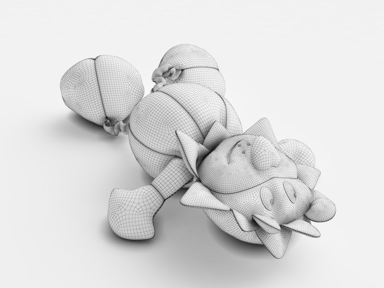 Toy Lion 3D model_22