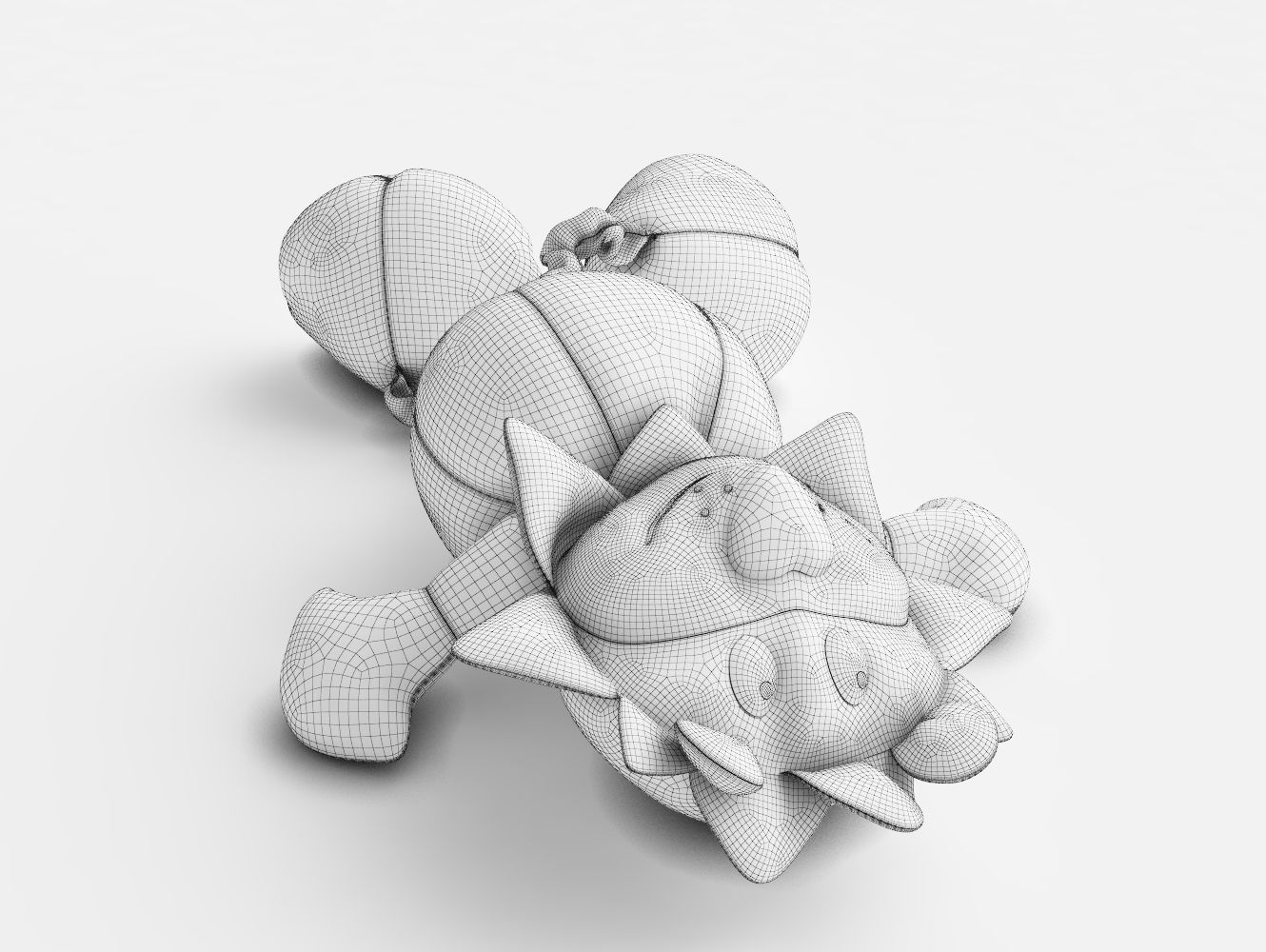 Toy Lion 3D model_21