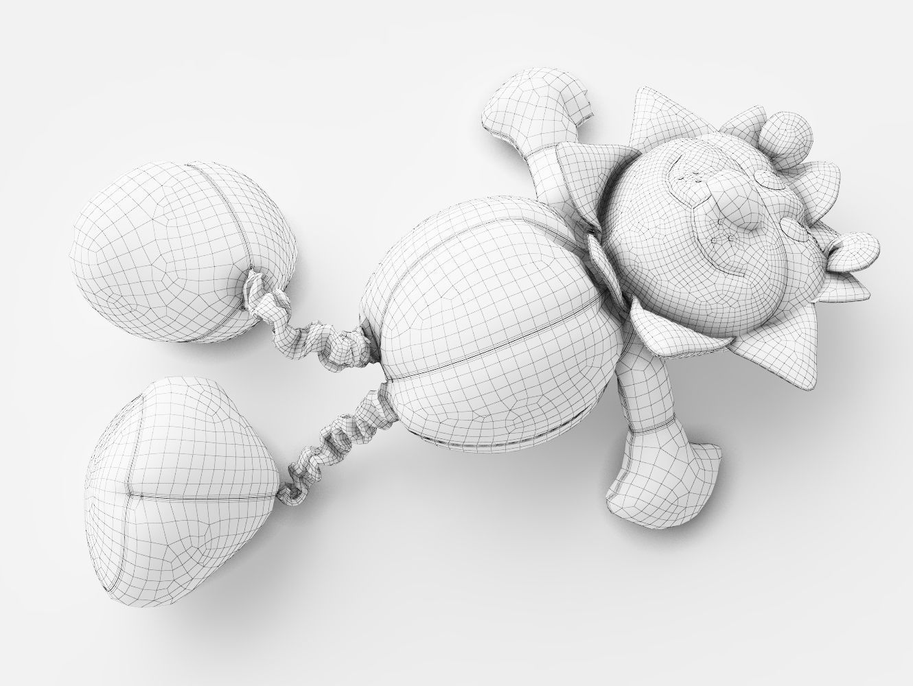 Toy Lion 3D model_14