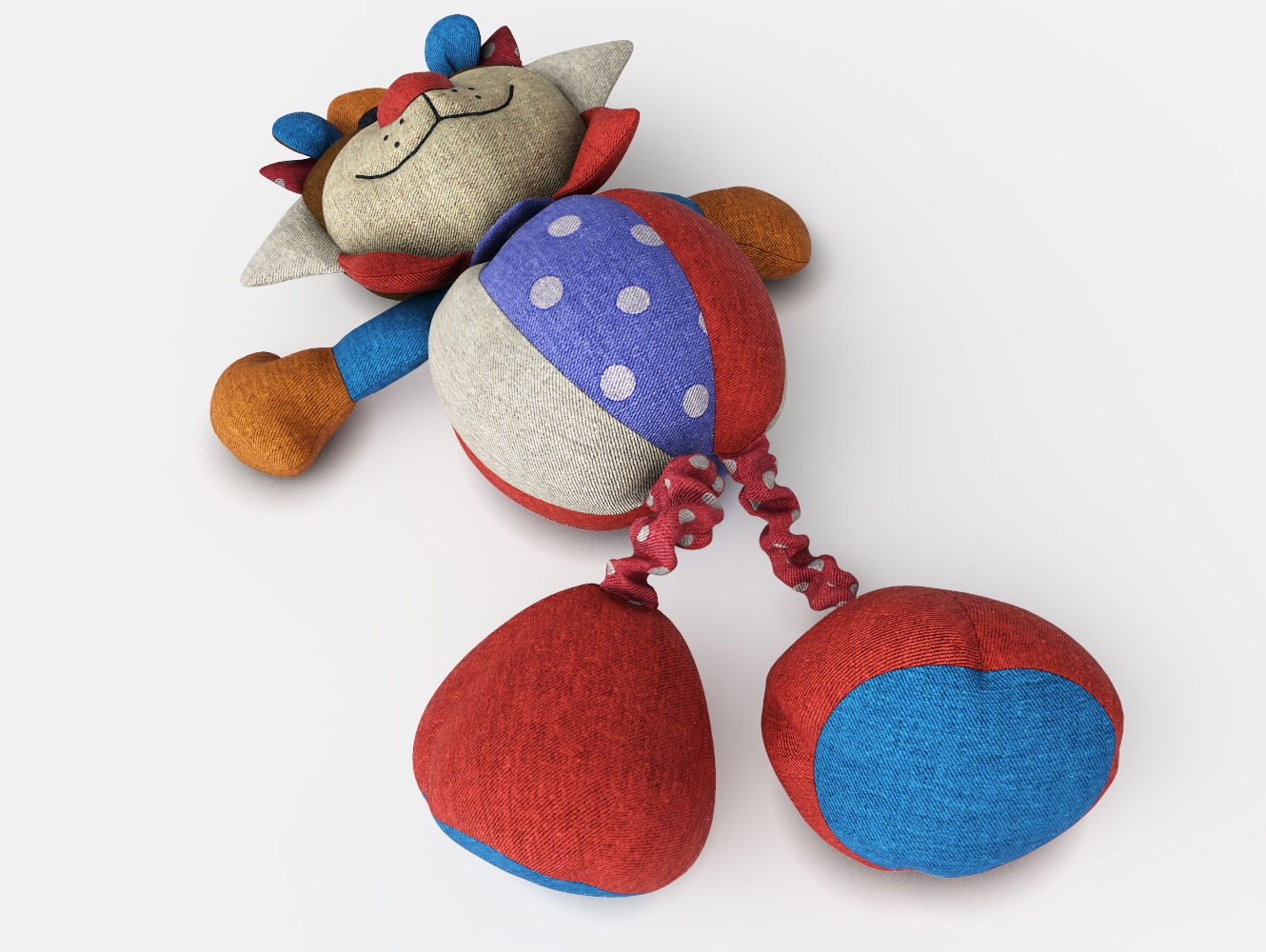 Toy Lion 3D model_10