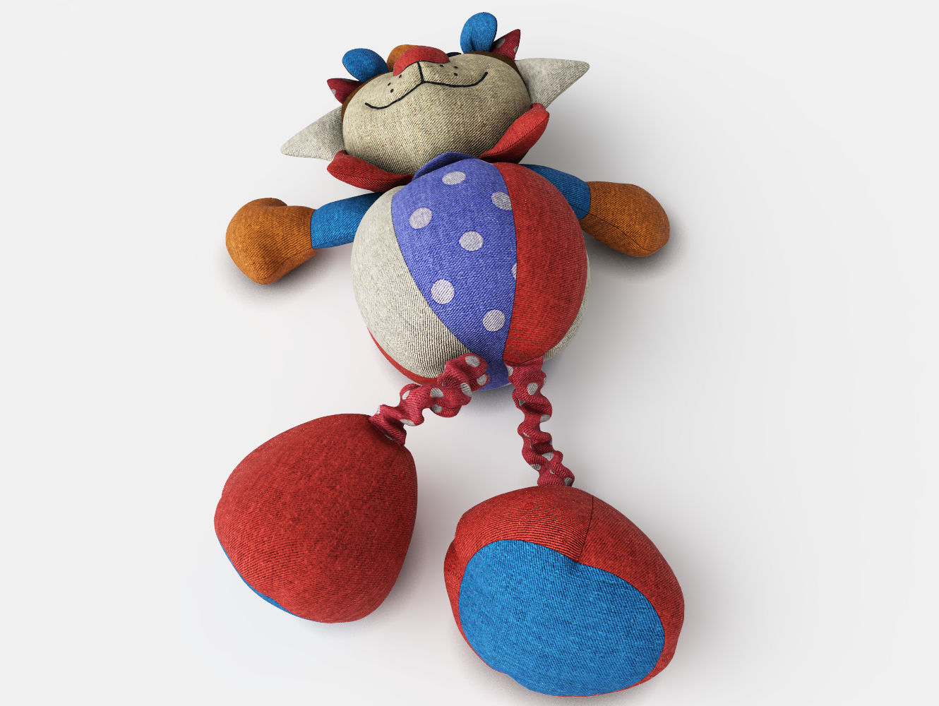 Toy Lion 3D model_11