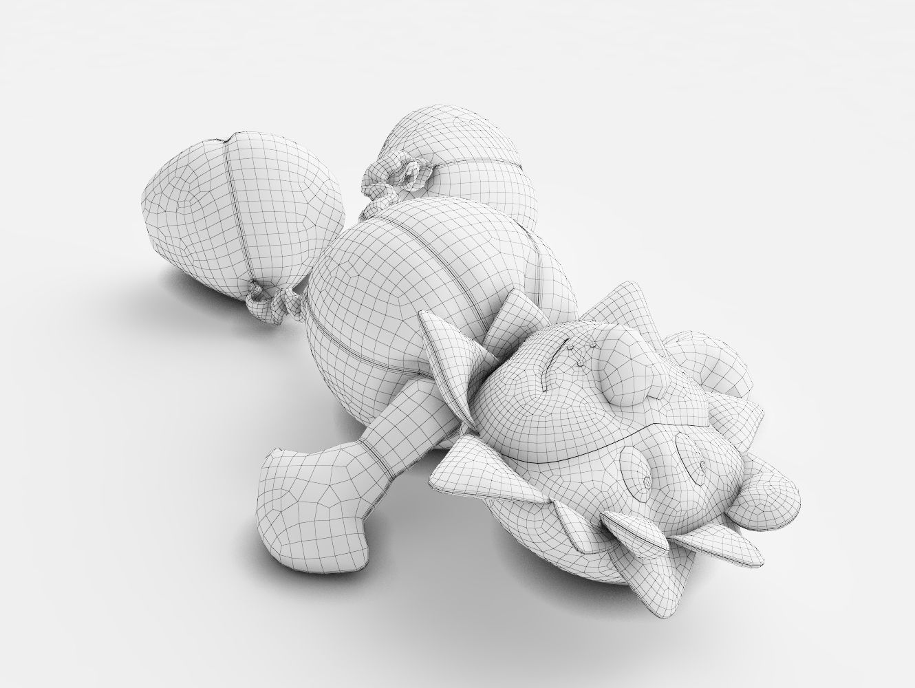 Toy Lion 3D model_15