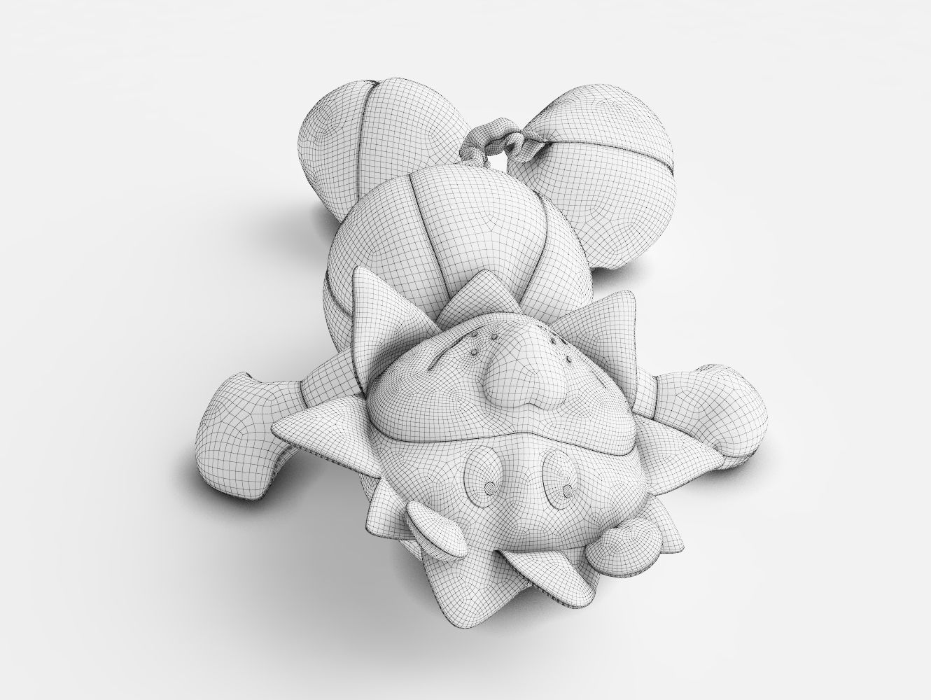 Toy Lion 3D model_23