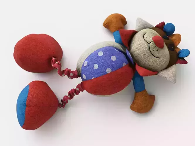 Toy Lion 3D model Toy Lion 3D model