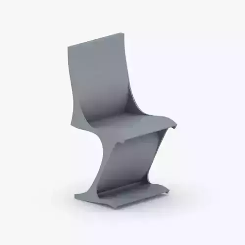 0124 - Modern Chair Low-poly 3D model