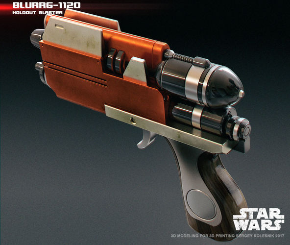  Blurrg-1120 holdout blaster 3D print model