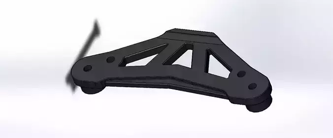 Tamiya TT-01 E Upper Bumper Plate 3D print model