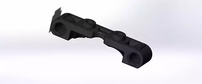 Tamiya TT-01 E Front Rear Upper Arm Mount 3D Print Model