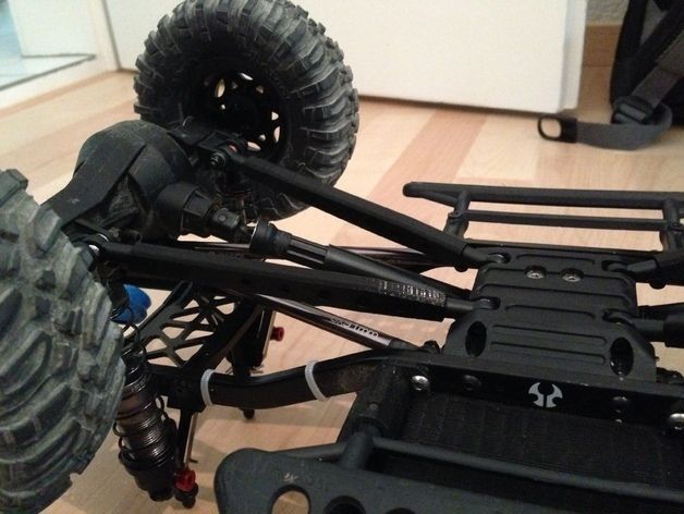 Axial SCX10 Lower Control Arm 121mm Honcho Jeep JKU wheelbase 3D print model_3