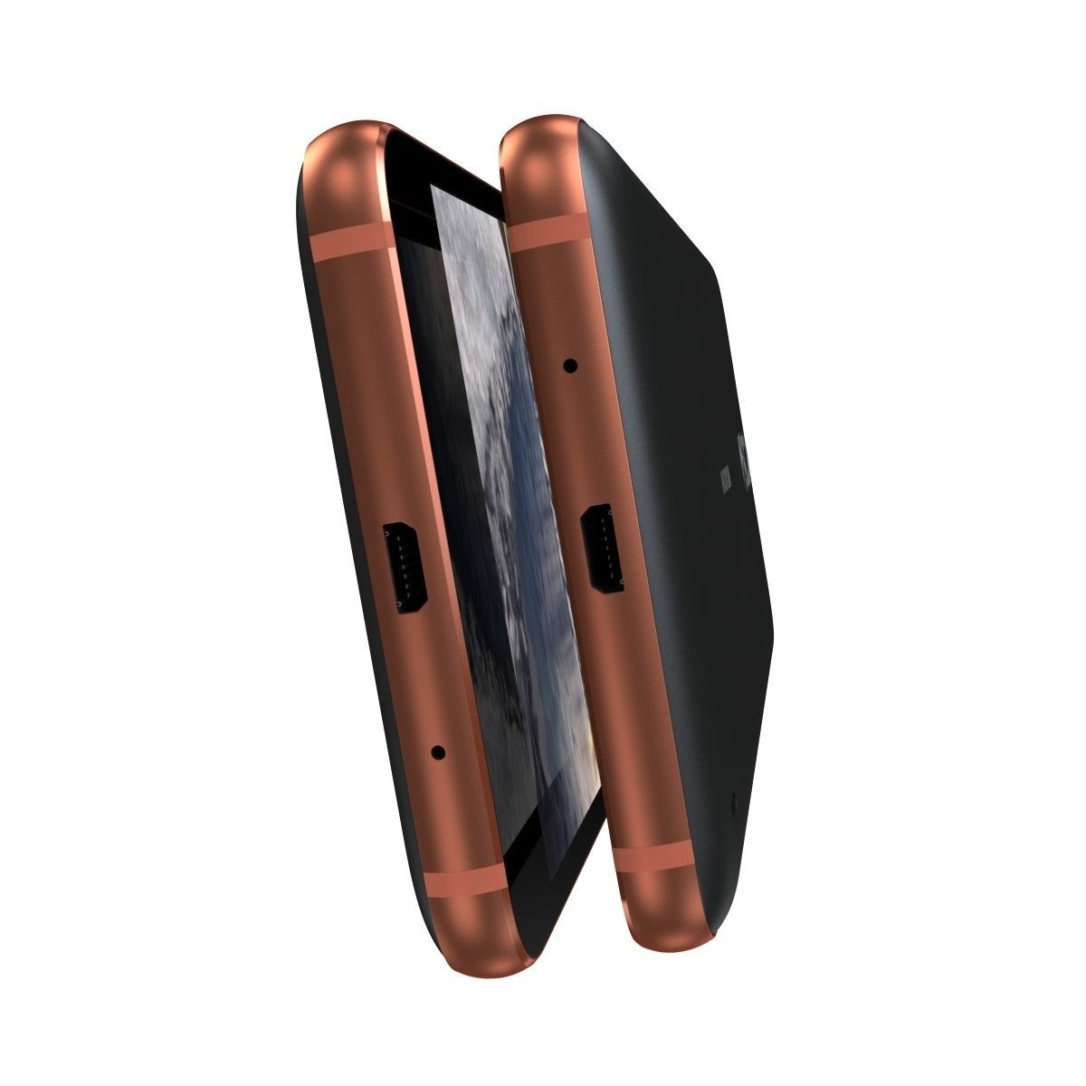 Nokia 2 Copper 3D model_9