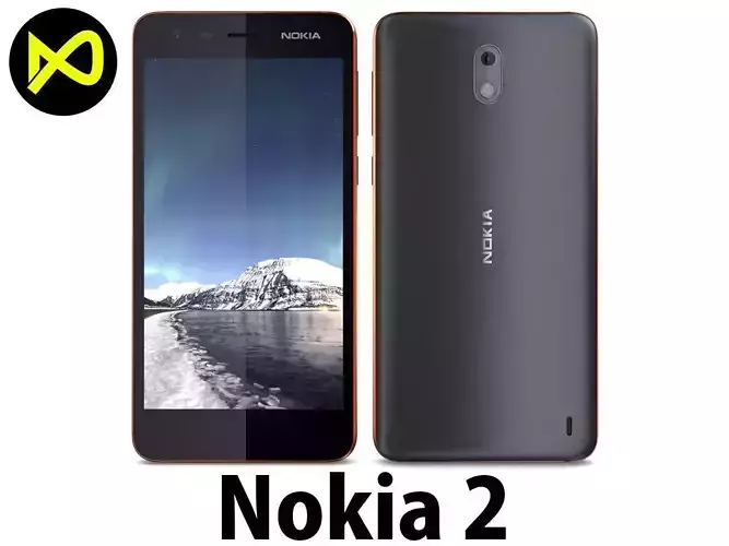 Nokia 2 Copper 3D model