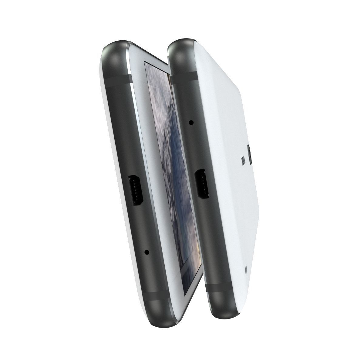 Nokia 2 White 3D model_8