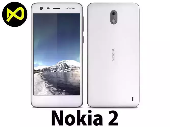 Nokia 2 White 3D model