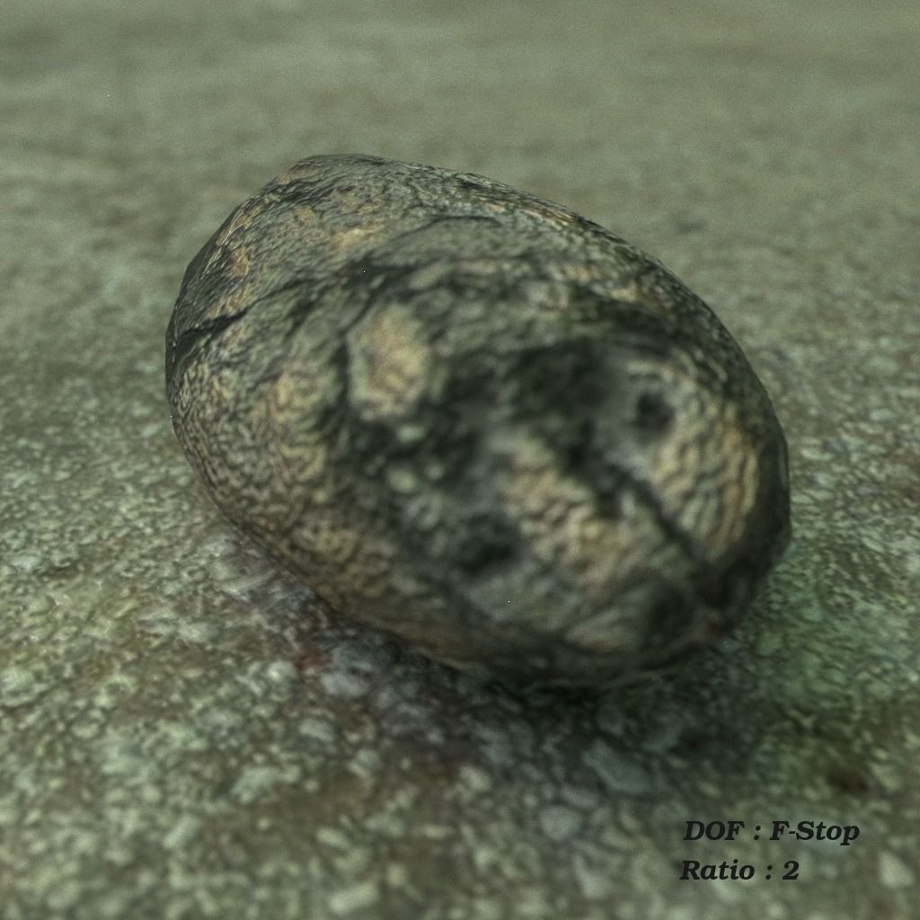 Rock 1b Free low-poly 3D model_4