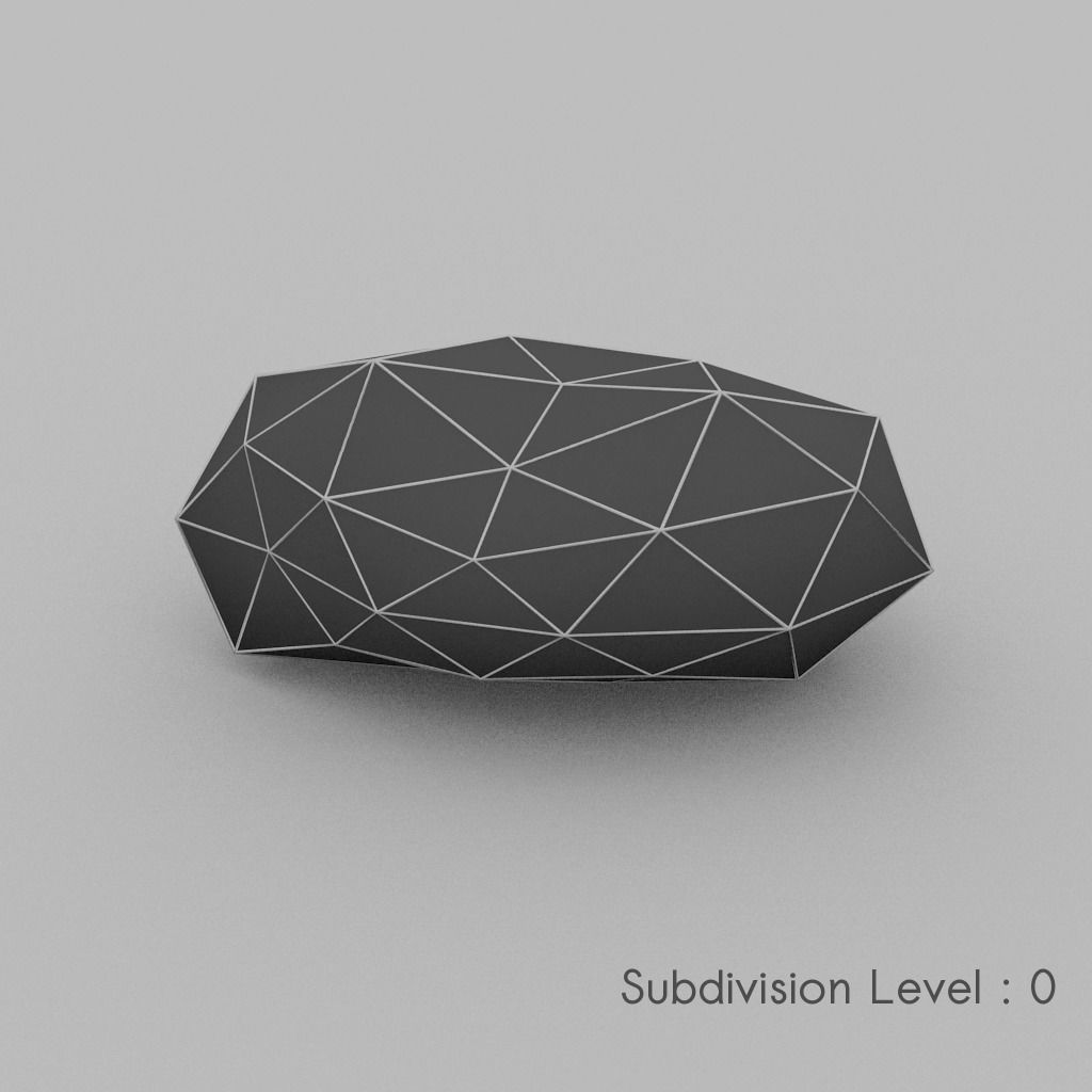 Rock 1b Free low-poly 3D model_7