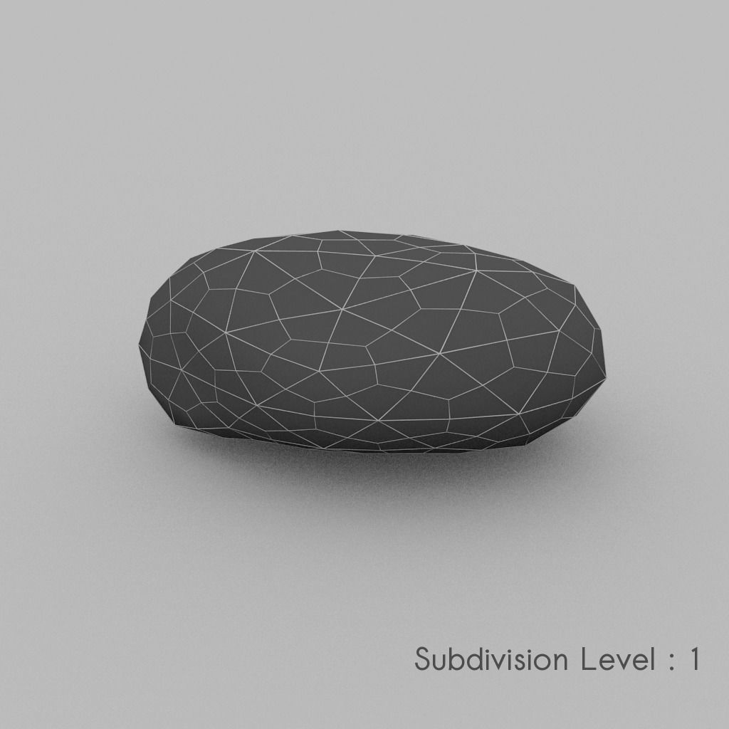 Rock 1b Free low-poly 3D model_8