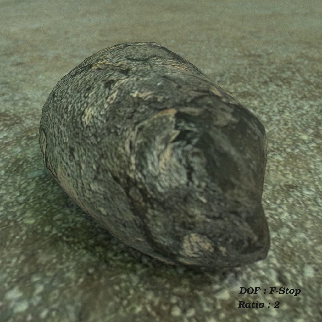 Rock 1b Free low-poly 3D model_6