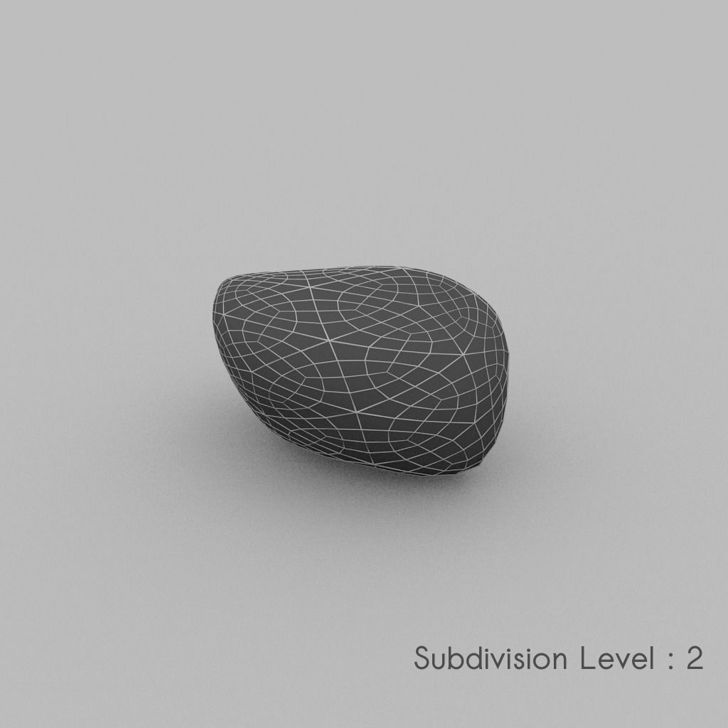 Rock 1c Free low-poly 3D model_9