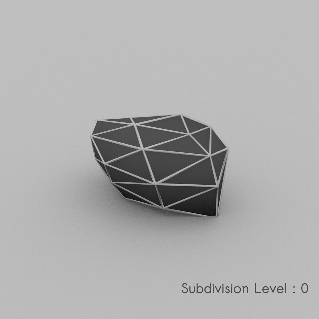 Rock 1c Free low-poly 3D model_7
