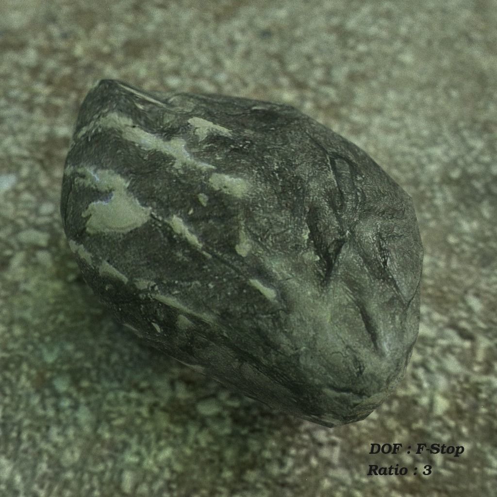 Rock 1c Free low-poly 3D model_0