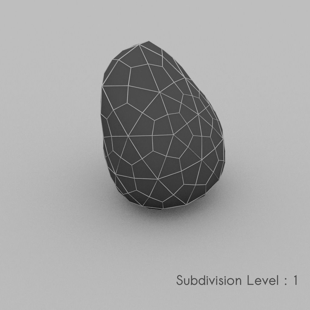 Rock 1d Free low-poly 3D model_6