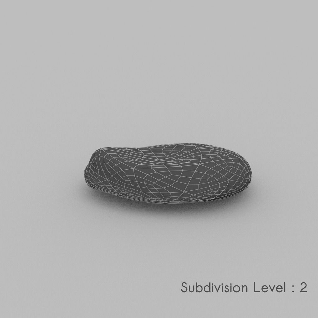 Rock 1e Free low-poly 3D model_6